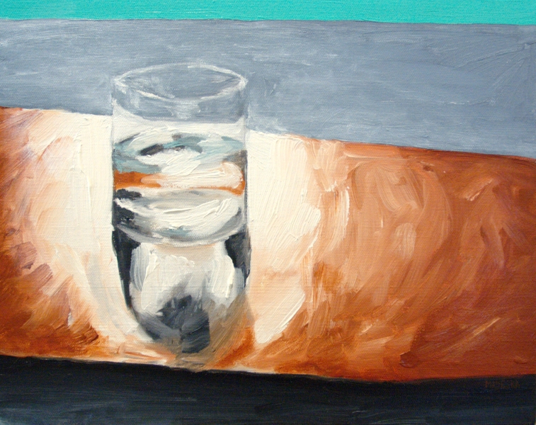 Glass of Water painting