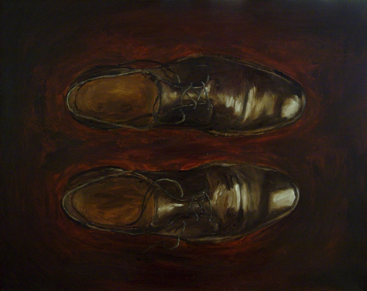 Brown Shoes Painting