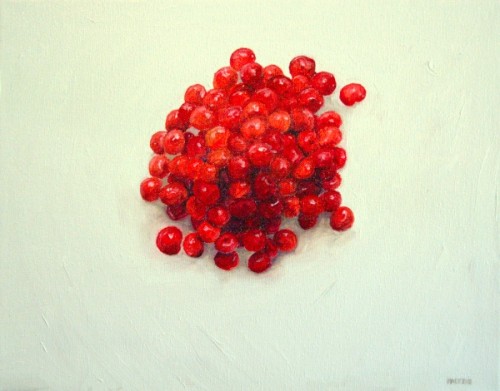 Cherries painting