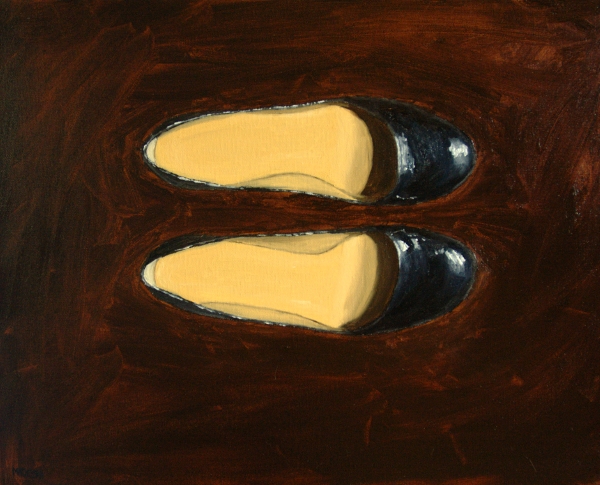 Black Shoes painting