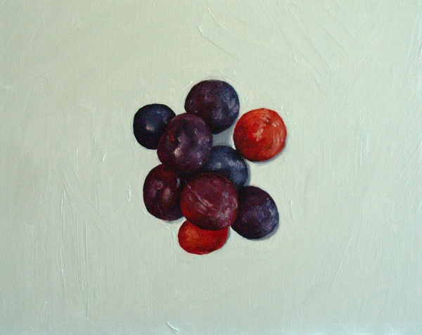 Plums painting