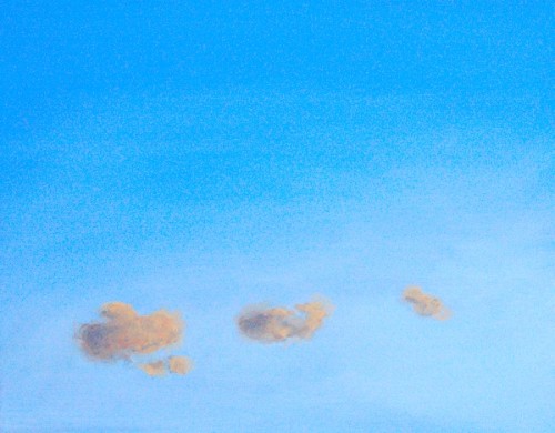 Clouds painting