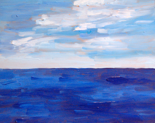 Lake Michigan painting