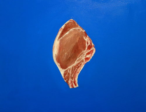 Pork Chop painting