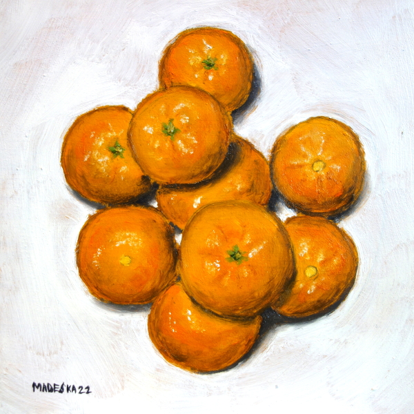 painting of oranges