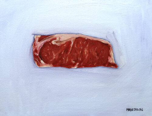 Ribeye oil painting